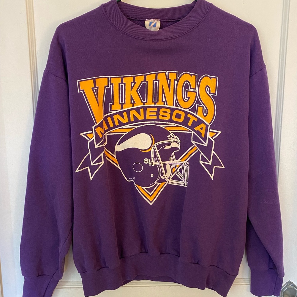 Retro MN Vikings Crewneck Sweatshirt